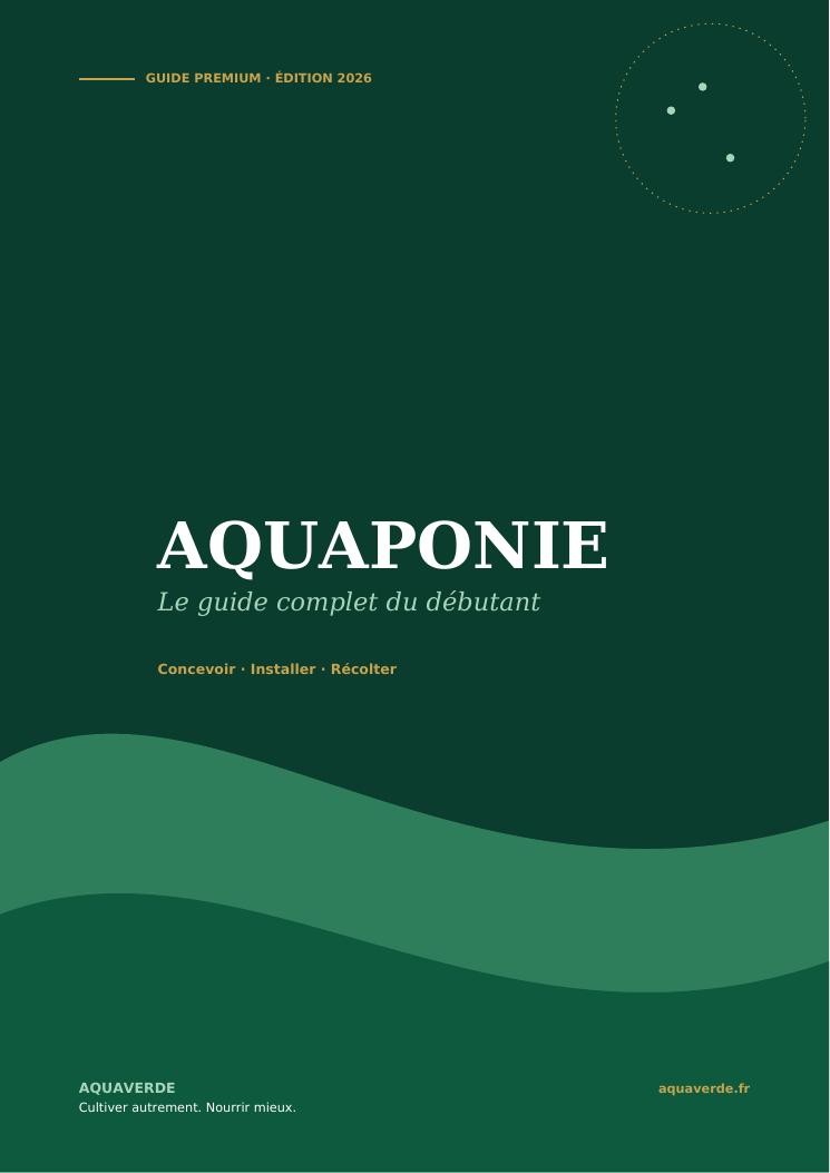 Couverture — Aquaponie, le guide complet du débutant